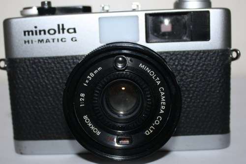 Minolta Hi-Matic G..35mm Camera Excellent Condition..