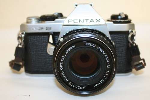 Pentax ME Super-SMC Pentax -M 1:1.7 50mm Lens-Including Two Instruction Books,and Lens Cap.