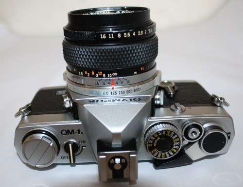 Olympus Combo-OM-1n with Olympus OM-System Zuiko Auto-S f 1.4 50mm Lens-Near perfect.