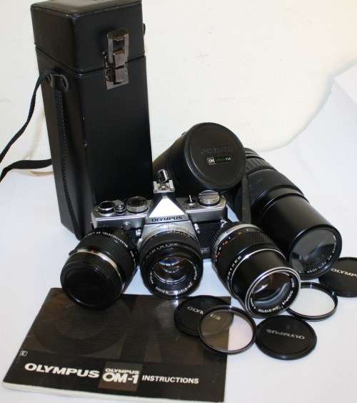 Olympus Combo-OM-1n with Olympus OM-System Zuiko Auto-S f 1.4 50mm Lens-Near perfect.