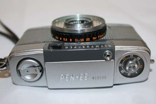 Olympus-Pen-EE 35mm Camera-Good Condition-Shutter Fires with Bag...as per photos