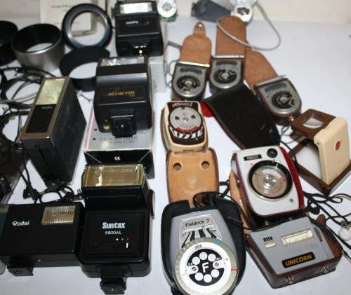 Combo *Exposure Meters/Flashes* Plus As per Photos..Not Tested