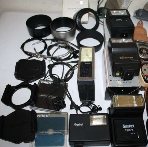 Combo *Exposure Meters/Flashes* Plus As per Photos..Not Tested