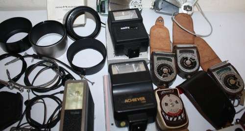 Combo *Exposure Meters/Flashes* Plus As per Photos..Not Tested