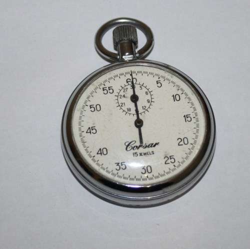 *Corsar 15 Jewels* Stopwatch-"Over Wound"....Good Cosmetic Condition...As per photos