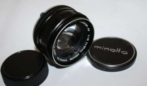 Minolta *Auto Rokkor-PF* f 1.8 55mm.....Fantastic Lens..Clean.