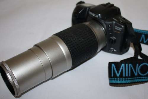 Minolta 500si*Super* with *Cosina*100-300mm Macro 5.6-6.7 Lens.