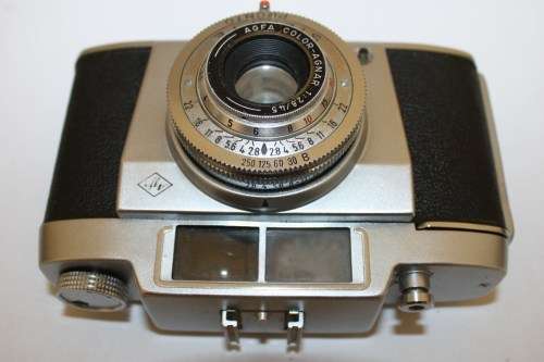Agfa *Silette Pronto* 35mm Camera with Original Leather Bag and Lens Cap..Working