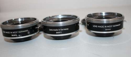 Carl Zeiss *Tessar 1:2,8 f=45mm Lenes..Three Lenses