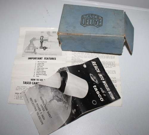 Tasco Camera Adapter for Telescope..As per Photos/Instruction Sheet..What you see is what you get.