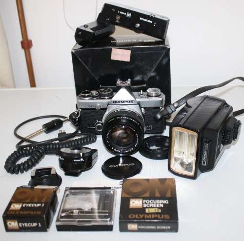 ** Olympus OM-2-N** 35mm S.L.R. Camera with Zuiko f1.4 50mm Lens. Excellent Condition.