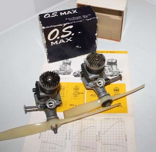 Combo-Five Engines-Max-ii OS-35**plus **Max OS-29** Model Aircraft Engines- Spares..-As per Photos.