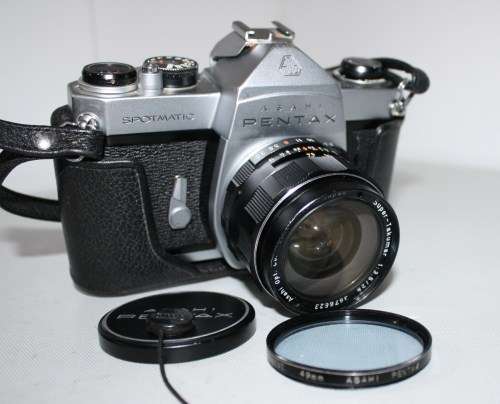 Pentax Spotmatic**SP**SLR 35mm..Super-Takumar1:3.5\28 Lens,M42 screw mount,plus Pentax Filter