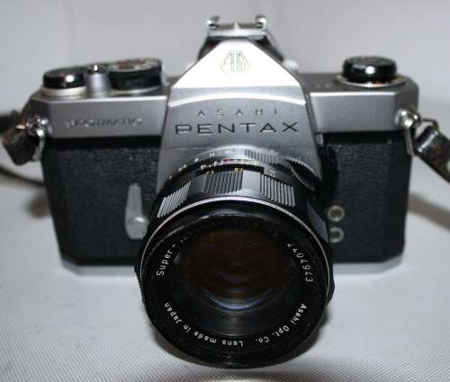 Pentax Spotmatic**SP**Super-Takumar 1:1.8\55 M-42 Screw Lens plus 28mm Macro1:2.8 CPC Lens