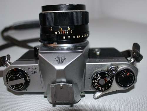 Pentax Spotmatic**SP**Super-Takumar 1:1.8\55 M-42 Screw Lens plus 28mm Macro1:2.8 CPC Lens