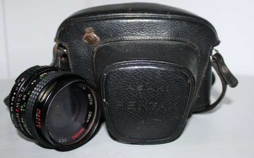 Pentax Spotmatic**SP**Super-Takumar 1:1.8\55 M-42 Screw Lens plus 28mm Macro1:2.8 CPC Lens