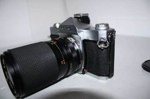 **Konica**AutoReflex T3 S.L.R. Film 35mm Camera...Camera Excellent Condition.