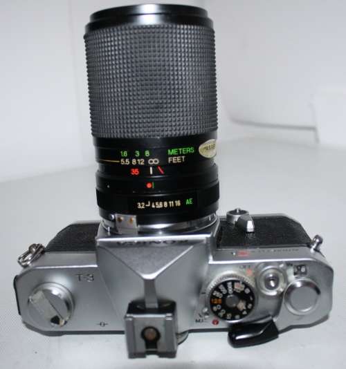 **Konica**AutoReflex T3 S.L.R. Film 35mm Camera...Camera Excellent Condition.