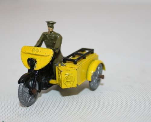 **AA Motor Cycle**..Made in England....Not Dinky??...As per Photos...Rare Collectable.
