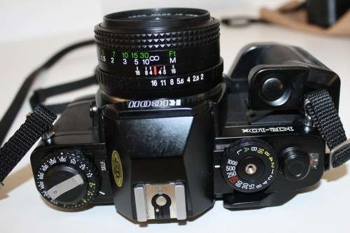 **Ricoh KR-10x**Cosina 50mm 1:2Lens..Including Winder,Lenses etc Excellent Condition-As per Photos