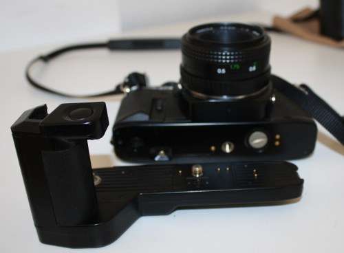 **Ricoh KR-10x**Cosina 50mm 1:2Lens..Including Winder,Lenses etc Excellent Condition-As per Photos