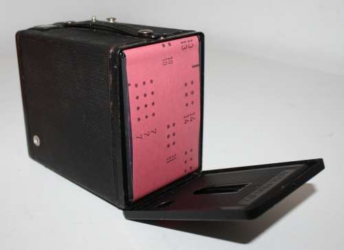 **Agfa Synchro Box** Camera..6x9...2x1/4  3x1/4 As per Photos(roll film still in camera)