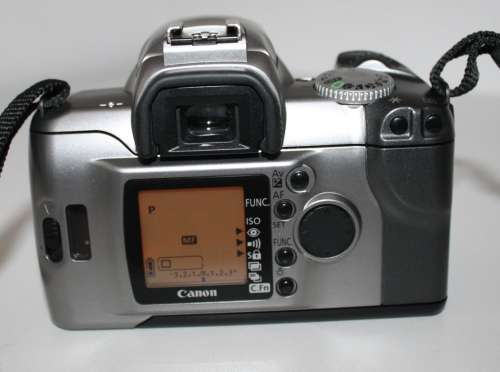 **Canon EOS-300-x 35mm Camera Body**Switches on..See photos with "info" on screen.