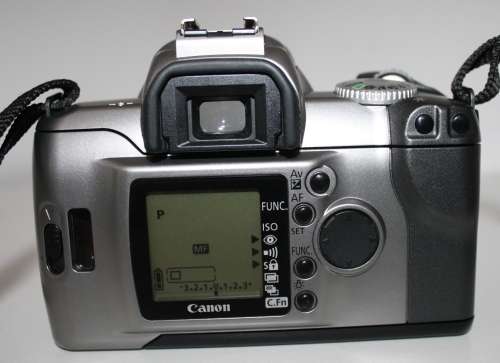 **Canon EOS-300-x 35mm Camera Body**Switches on..See photos with "info" on screen.