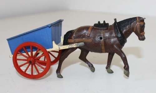 Britain Farm Cart(40f) and Horse...Cart Damage-As per photos