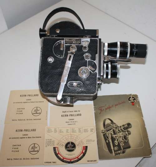 **Bolex H-8 Movie Camera**Good Condition...Serial No Made in 1954.