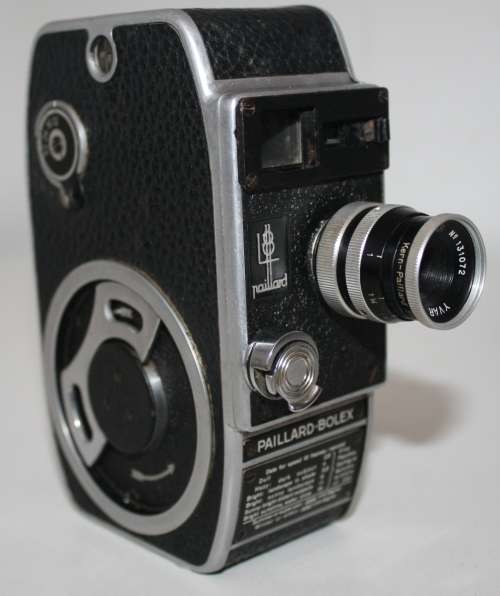 **Bolex Paillard** 8mm Movie camera..Excellent Condition..With Original Leather Bag.