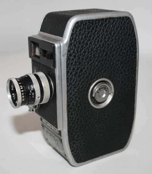 **Bolex Paillard** 8mm Movie camera..Excellent Condition..With Original Leather Bag.