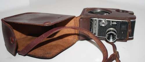 **Bolex Paillard** 8mm Movie camera..Excellent Condition..With Original Leather Bag.