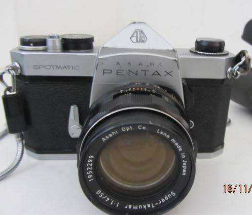 **Pentax Spotmatic SP-Super-Takumar 1:1.4/50 Lens.