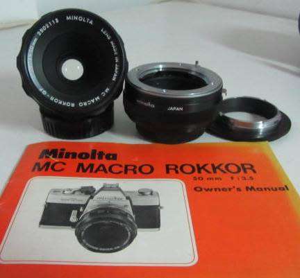 **Minolta MC Macro Rokkor 50mm f:3.5**..Relisted..No Payment