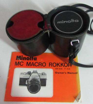 **Minolta MC Macro Rokkor 50mm f:3.5**..Relisted..No Payment