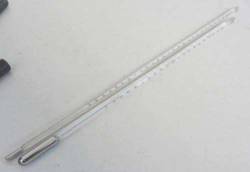 **Vintage Cased Glass Stem Thermometers** ..Price for Both.