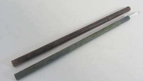 **Vintage Cased Glass Stem Thermometers** ..Price for Both.