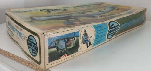 **Airfix** Messerschmitt BF 109E-24th Scale-Parts Sealed-Box Shows "Old" Model.