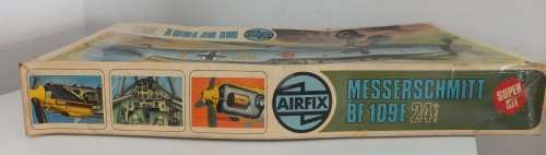 **Airfix** Messerschmitt BF 109E-24th Scale-Parts Sealed-Box Shows "Old" Model.