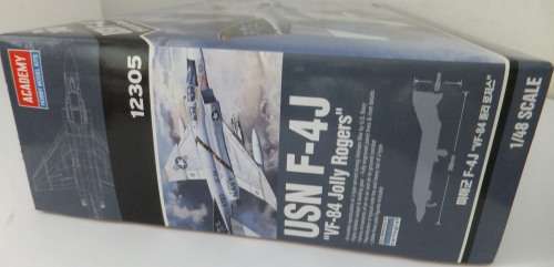 USN F-4J.."VF-84 Jolly Rogers"Academy-1/48 scale-Beautiful Model...Parts"Like New" Sealed.