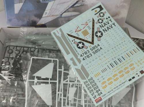 USN F-4J.."VF-84 Jolly Rogers"Academy-1/48 scale-Beautiful Model...Parts"Like New" Sealed.