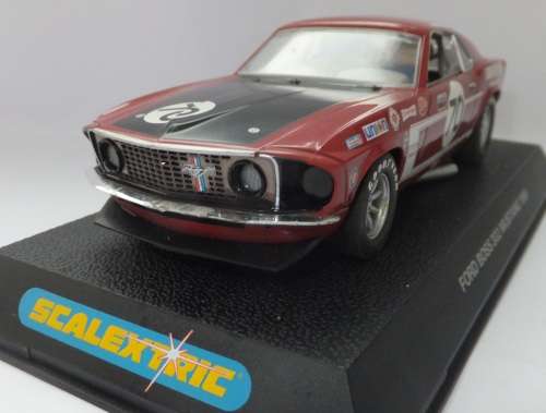 **Sclextric**Ford Boss 302 Mustang.."Stark Hickey Ford Inc"Displayed....Not tested