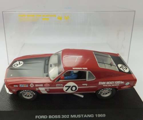**Sclextric**Ford Boss 302 Mustang.."Stark Hickey Ford Inc"Displayed....Not tested