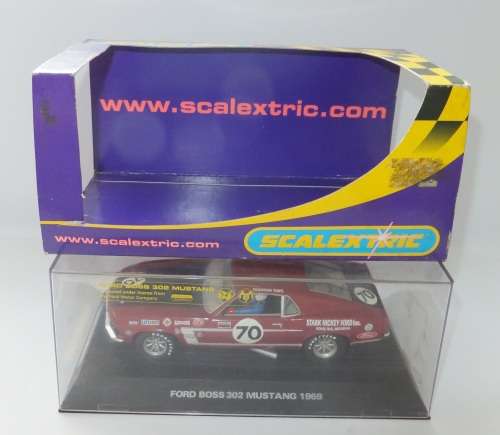 **Sclextric**Ford Boss 302 Mustang.."Stark Hickey Ford Inc"Displayed....Not tested
