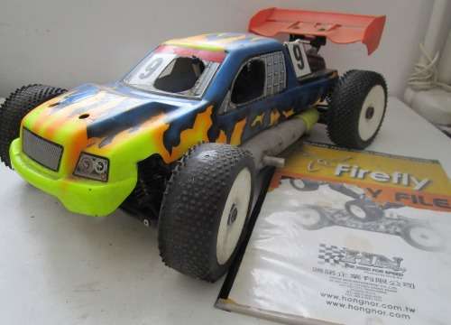 **Nitro Off Road"Buggy"** 1/8 Scale..With Instructions(pages torn and repaired)