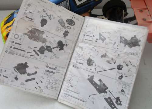 **Nitro Off Road"Buggy"** 1/8 Scale..With Instructions(pages torn and repaired)