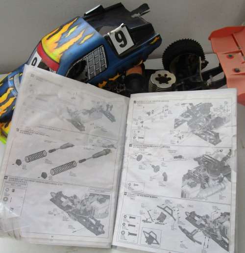 **Nitro Off Road"Buggy"** 1/8 Scale..With Instructions(pages torn and repaired)