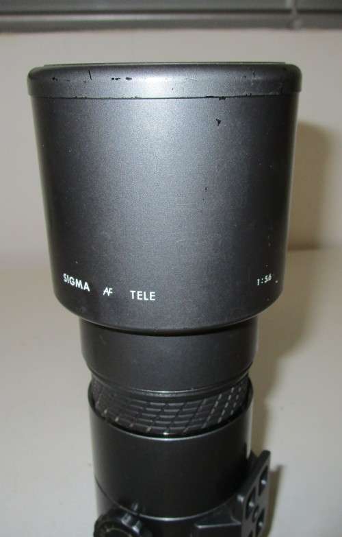 **Sigma AF MC 400mm F 5.6 Lens**Sony Minolta Alpha Mount....Needs Cleaning(Haze)