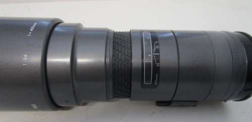 **Sigma AF MC 400mm F 5.6 Lens**Sony Minolta Alpha Mount....Needs Cleaning(Haze)
